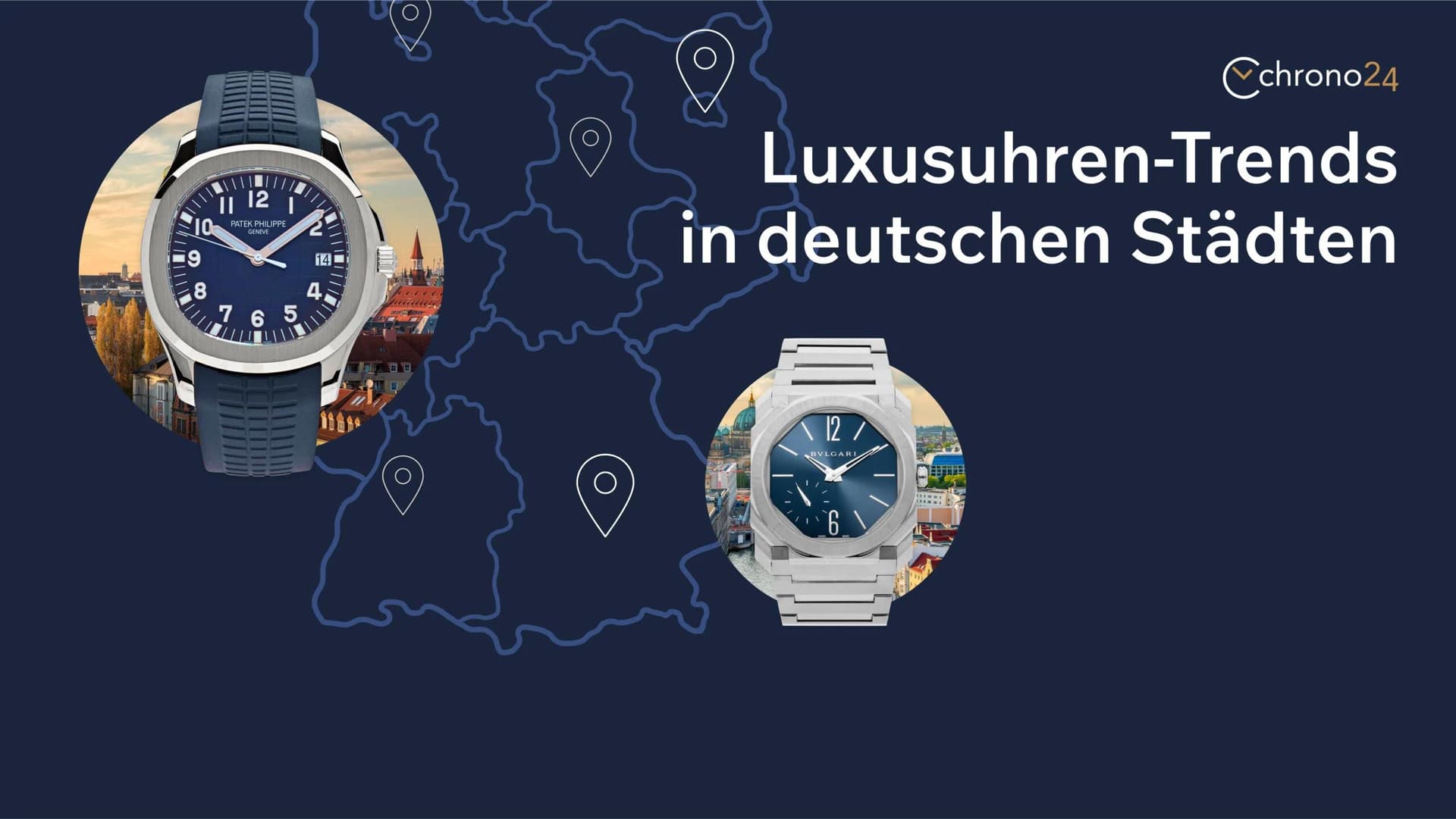 watches and a map of germany